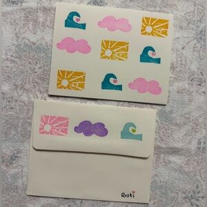 Stamped Card and Envelope